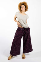 Surya Australia Cotton Lounge Pants made in Nepal - Wine