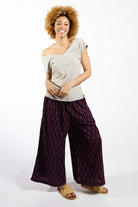 Surya Australia Cotton Lounge Pants made in Nepal - Wine