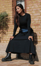 Surya Australia Ethical Cotton Wrap Skirt made in Nepal - Black