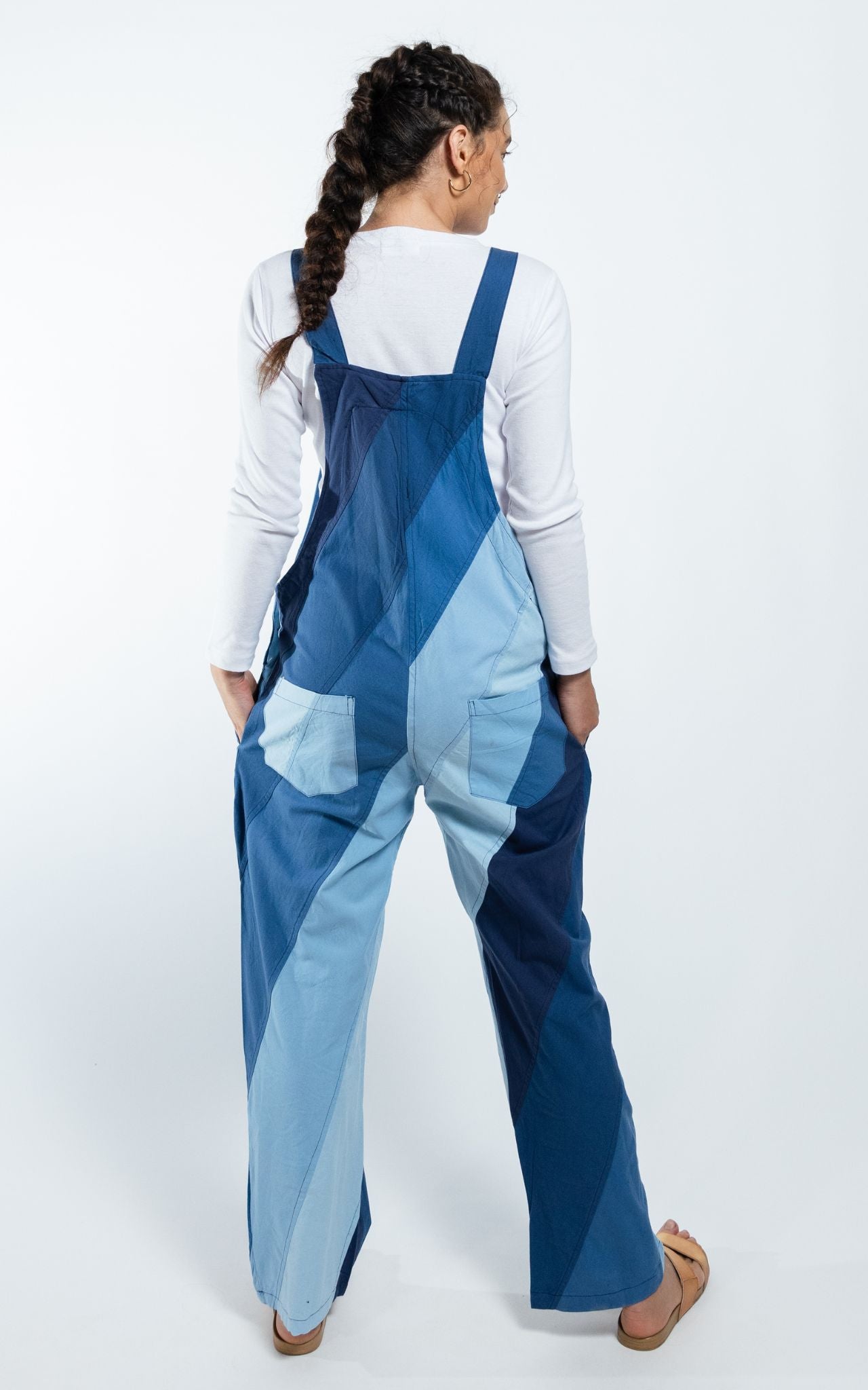 Surya Australia Ethical Cotton Freya Overalls made in Nepal - Blue