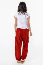 Surya Australia Ethical Drop Crotch Pants Made in Nepal - Rust