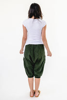 Surya Australia Ethical Cotton Drop Crotch Shorts made in Nepal - Green