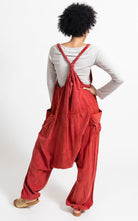 Surya Australia Ethical Cotton 'Bahini' Overalls made in Nepal - Tangerine