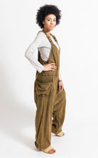 Surya Australia Ethical Cotton 'Bahini' Overalls made in Nepal - Khaki