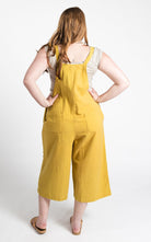 Surya Australia Ethical Cotton Loose Baggy 'Juanita' Overalls from Nepal - Mustard