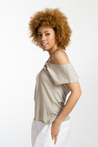 Surya Ethical Organic Cotton Basic 'Mimi' Top - Sand