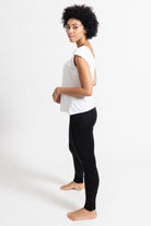 Surya Australia Organic Cotton Leggings made in Nepal - Black