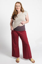 Surya Australia Organic Cotton 'Mantra' Pants made in Nepal - Berry