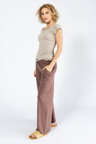 Surya Australia Organic Cotton 'Freedom Pants' made in Nepal - Dusty Mauve