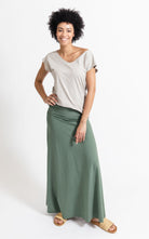 Surya Australia Organic Cotton 'Sonder' Skirt made in Nepal - Ocean