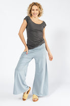 Surya Australia Organic Cotton 'Freedom Pants' made in Nepal - Sky Blue