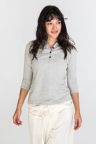 Surya Australia Organic Cotton 'Clementine' Top made in Nepal - Oatmeal