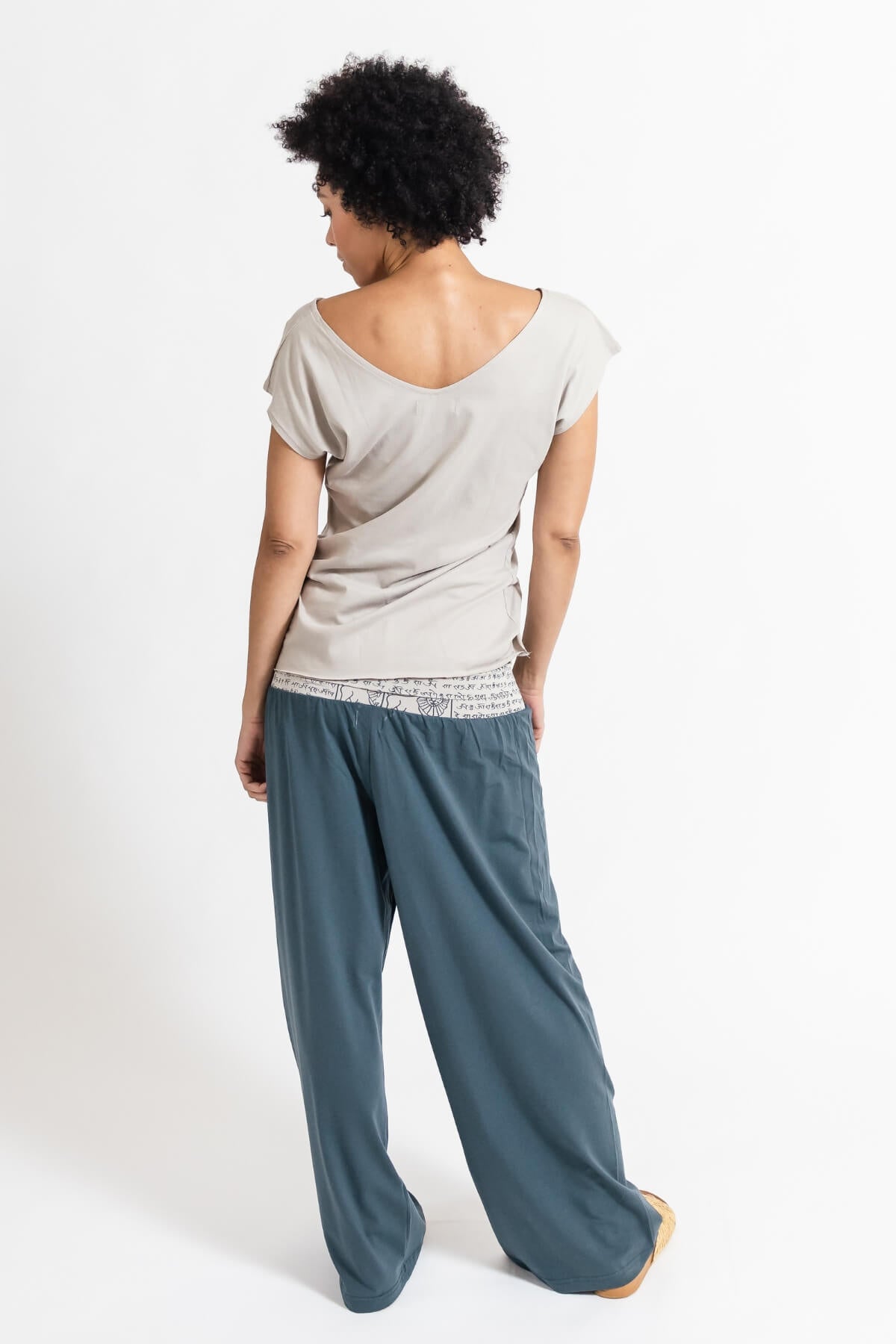 Surya Australia Organic Cotton 'Mantra' Pants made in Nepal - Cobalt