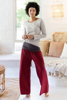 Surya Australia Organic Cotton 'Mantra' Pants made in Nepal - Berry