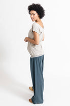 Surya Australia Organic Cotton 'Mantra' Pants made in Nepal - Cobalt