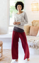 Surya Australia Organic Cotton 'Mantra' Pants made in Nepal - Berry