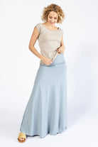 Surya Organic Cotton 'Sonder' Skirt made in Nepal - Sky Blue