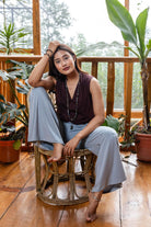 Surya Australia Organic Cotton 'Freedom Pants' made in Nepal - Sky Blue