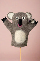 Surya Australia Ethical Wool Felt Hand Puppets made in Nepal - Koala