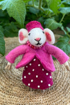 Surya Australia Ethical Wool Felt Mouse Toys made in Nepal - Socialite