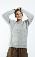 Surya Australia Ethical Wool Jumper made in Nepal - Grey