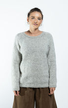 Surya Australia Ethical Wool Jumper made in Nepal - Grey