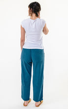 Surya Australia Ethical Cotton Loose Pants from Nepal - Turquoise