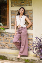 Surya Australia Organic Cotton 'Freedom Pants' made in Nepal - Dusty Mauve