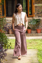 Surya Australia Organic Cotton 'Freedom Pants' made in Nepal - Dusty Mauve