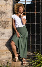 Surya Australia Organic Cotton 'Sonder' Skirt made in Nepal - Ocean