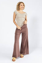 Surya Australia Organic Cotton 'Freedom Pants' made in Nepal - Dusty Mauve