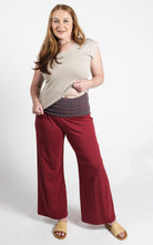 Surya Australia Organic Cotton 'Mantra' Pants made in Nepal - Berry