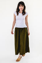 Surya Australia Ethical Cotton Palazzo Pants made in Nepal - Green