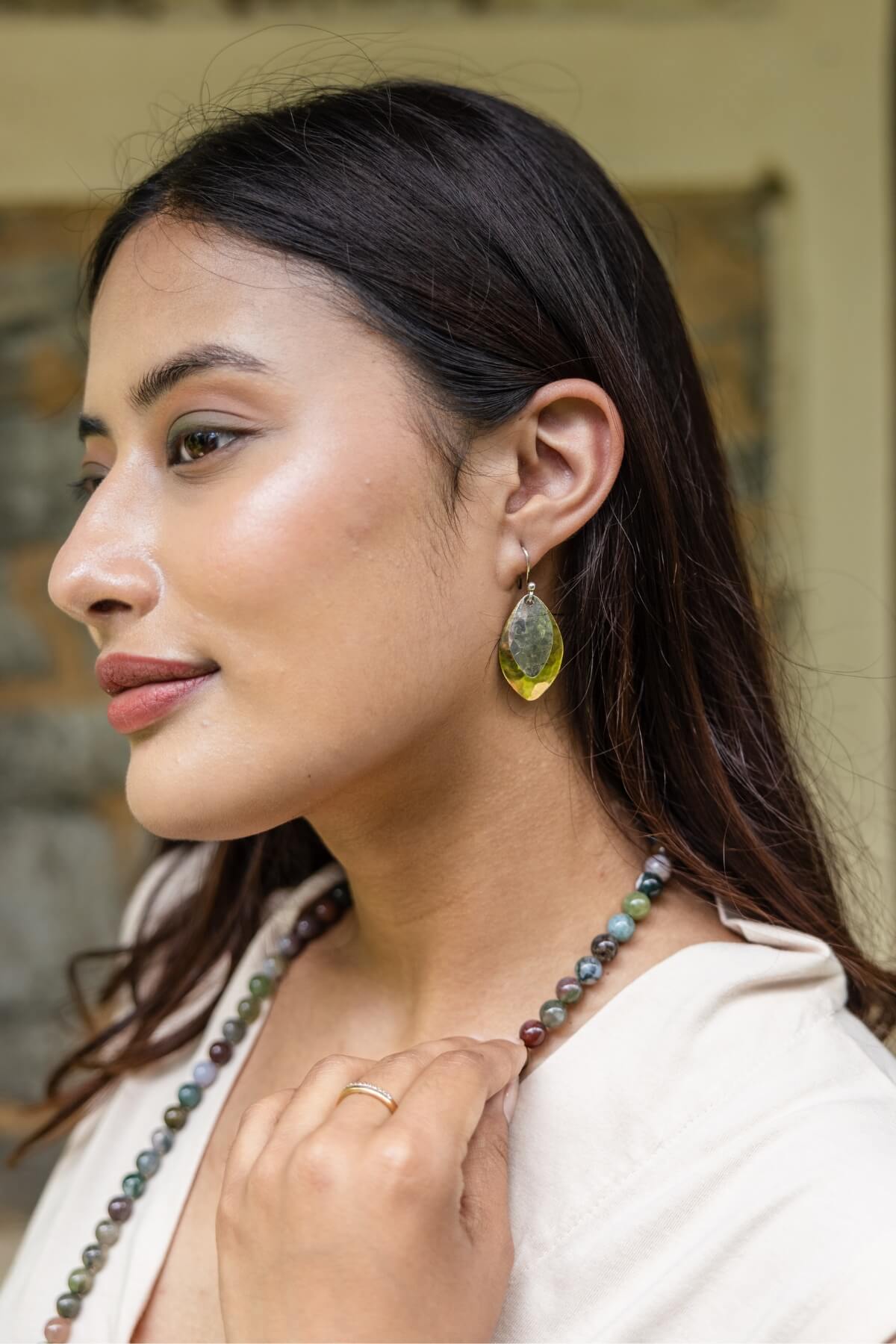 Surya Australia Ethical Handmade Silver Earrings made in Nepal -Mandalay