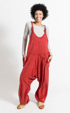 Surya Australia Ethical Cotton 'Bahini' Overalls made in Nepal - Tangerine