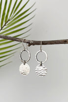 Surya Australia Ethical Handmade Silver Earrings made in Nepal - Solstice