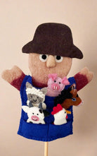 Surya Australia Ethical Wool Felt 'Farmer' hand Puppet made in Nepal