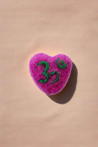 Surya Australia Pure Wool Felt Heart Affirmation 'Rocks' made in Nepal - Ohm