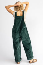 Surya Cotton Corduroy Overalls made in Nepal - Midnight Teal