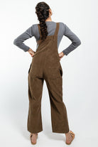 Surya Ethical Corduroy Overalls Dungarees made in Nepal - rear view