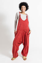 Surya Ethical Cotton 'Bahini' Overalls made in Nepal - Tangerine