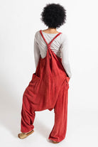 Surya Ethical Cotton Drop Crotch Overalls made in Nepal - rear view