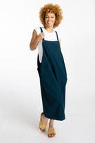 Surya Australia Baggy Cotton 'Juanita' Overalls made in Nepal - Turquoise