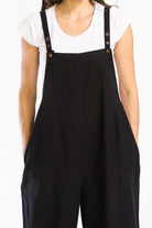 Surya Baggy Cotton Overalls Dungarees made in Nepal - Black