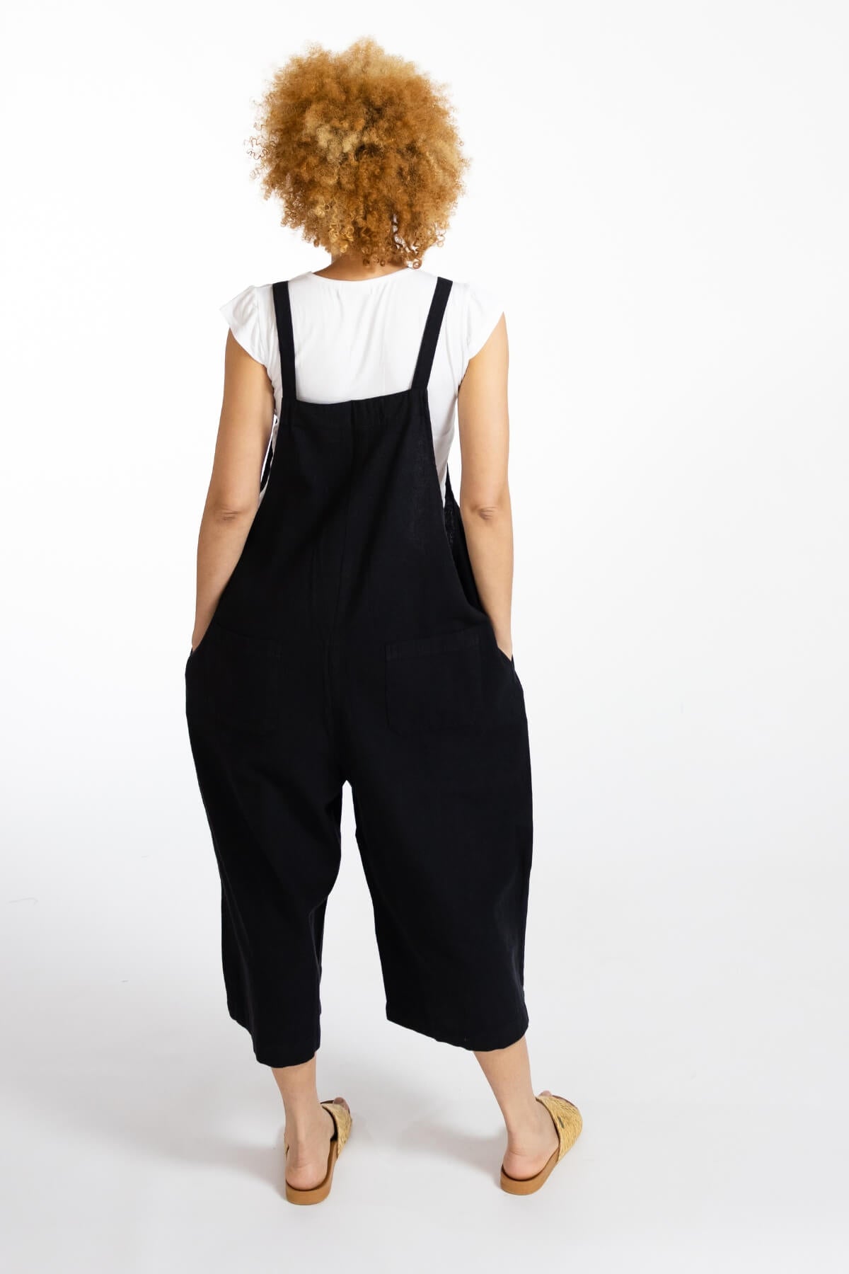 Surya Australia Baggy Cotton 'Juanita' Overalls made in Nepal - Black