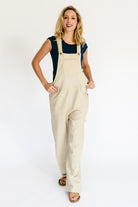 Surya Australia Ethical Classic Cotton Overalls from Nepal - Oatmeal