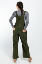 Surya Ethical Corduroy Overalls Dungarees from Nepal - rear back