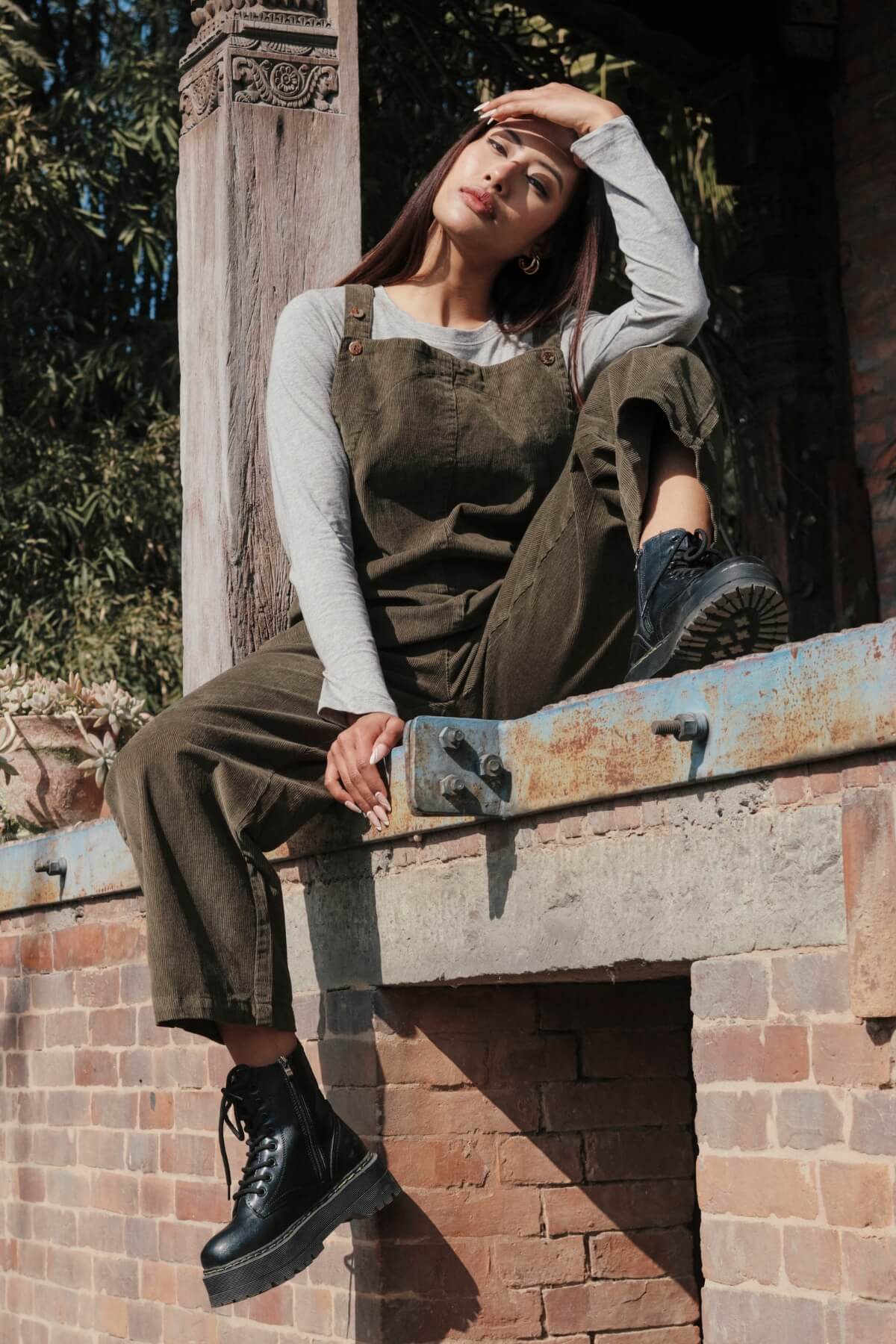 Surya Australia Ethical Corduroy Overalls Dungarees from Nepal