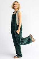 Surya Cotton Corduroy Overalls made in Nepal - Midnight Teal