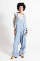 Surya Ethical Cotton 'Bahini' Overalls made in Nepal - Sky Blue